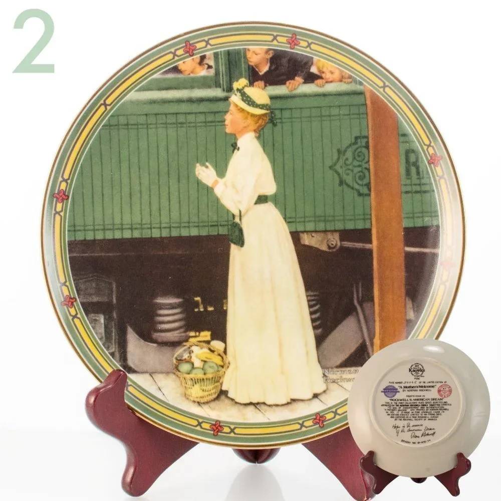 NORMAN Rockwell Collectors Plates | Nostalgic Decor | The Saturday Evening Post - Picture 3 of 8